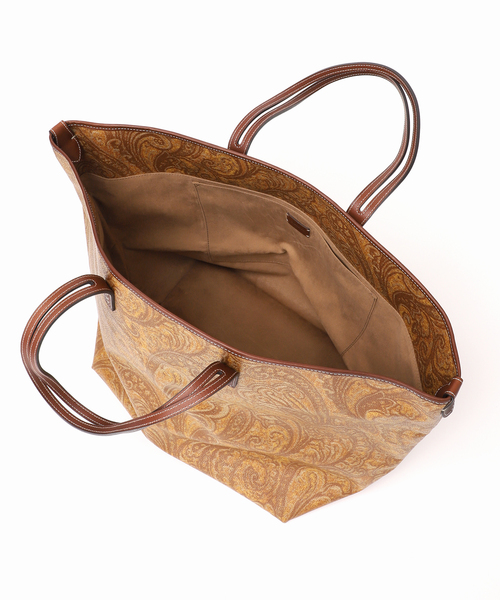 A VACATION（アヴァケーション）の「【A VACATION/ア バケーション】ROAM MUSTARD PAISLEY：バッグ（トートバッグ・レディース・イエロー・FREE）」の8枚目の写真