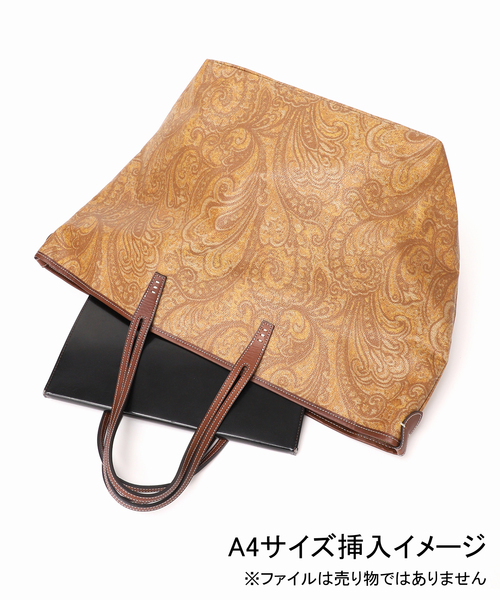 A VACATION（アヴァケーション）の「【A VACATION/ア バケーション】ROAM MUSTARD PAISLEY：バッグ（トートバッグ・レディース・イエロー・FREE）」の12枚目の写真