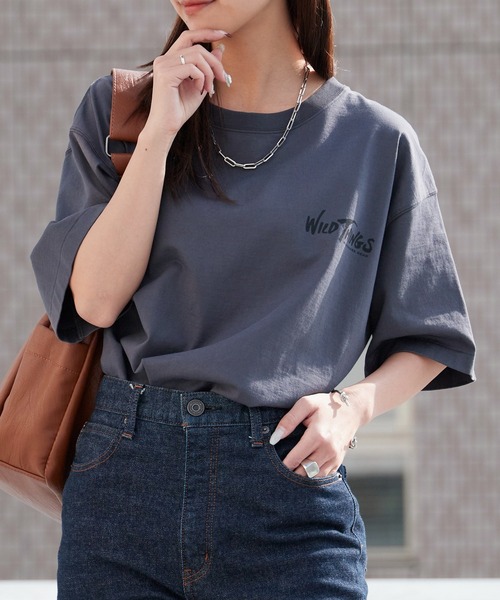 WILD THINGS(ワイルドシングス)の「WILD THINGS/ワイルドシングス WILD MOUNTAIN S/S TEE ブランドロゴTシャツ 2026年春夏(Tシャツ/カットソー・メンズ・ホワイト/チャコール・M/L/XL)」の15枚目の写真