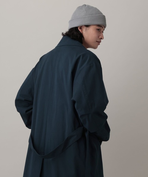 RAGEBLUE（レイジブルー）の「Tielocken Long Coat / タイロッケンロングコート（その他アウター・メンズ・ネイビー/ベージュ・LARGE/MEDIUM）」の11枚目の写真