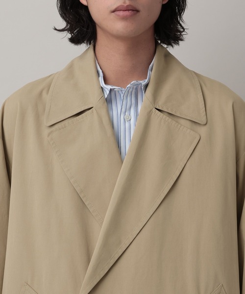 RAGEBLUE（レイジブルー）の「Tielocken Long Coat / タイロッケンロングコート（その他アウター・メンズ・ネイビー/ベージュ・LARGE/MEDIUM）」の15枚目の写真