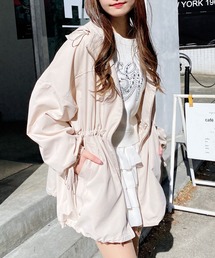 INGNI（イング）の「ミドル丈袖リボン2Wayマウンテンパーカー（マウンテンパーカー）」