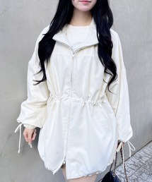 INGNI | ミドル丈袖リボン２ＷＡＹマウンテンパーカー(マウンテンパーカー)