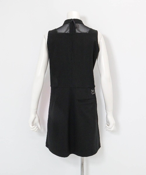 archivio(アルチビオ)の「<LADIES>シアー切替撥水ノースリワンピース(ワンピース・レディース・ブラック/ホワイト/レッド・M/S/L)」の5枚目の写真