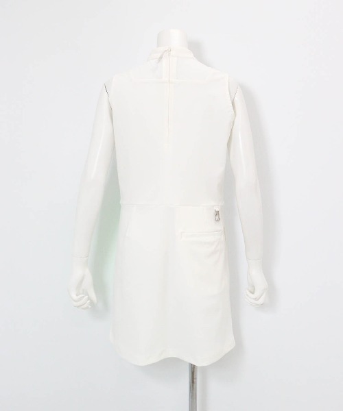 archivio(アルチビオ)の「<LADIES>シアー切替撥水ノースリワンピース(ワンピース・レディース・ブラック/ホワイト/レッド・M/S/L)」の9枚目の写真