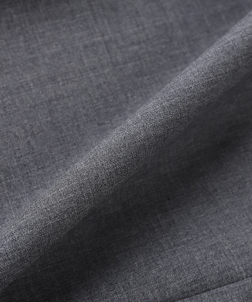 ATON（エイトン）の「ATON（エイトン）WOOL TROPICAL LOOSE FIT PANTS（スラックス・メンズ・チャコールグレー/ブラック・2/4/6）」の9枚目の写真