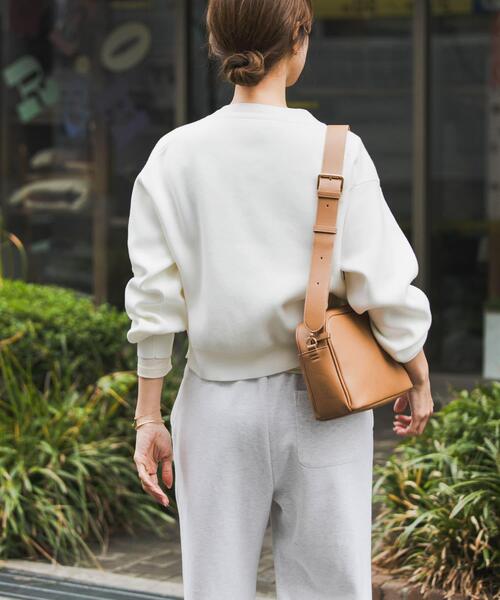 URBAN RESEARCH DOORS（アーバンリサーチドアーズ）の「『UR TECH Renew Knit』VネックZIPカーディガン（カーディガン/ボレロ・レディース・ピンク/ネイビー/グリーン系その他/オフホワイト・FREE）」の8枚目の写真