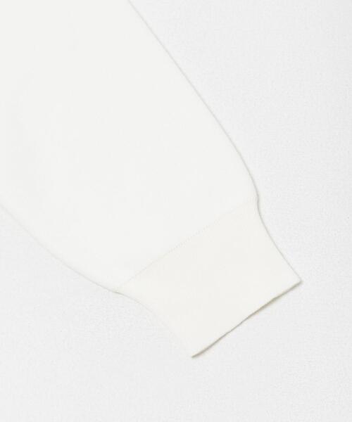 URBAN RESEARCH DOORS（アーバンリサーチドアーズ）の「『UR TECH Renew Knit』VネックZIPカーディガン（カーディガン/ボレロ・レディース・ピンク/ネイビー/グリーン系その他/オフホワイト・FREE）」の13枚目の写真