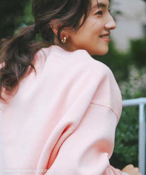 URBAN RESEARCH DOORS（アーバンリサーチドアーズ）の「『UR TECH Renew Knit』VネックZIPカーディガン（カーディガン/ボレロ・レディース・ピンク/ネイビー/グリーン系その他/オフホワイト・FREE）」の15枚目の写真