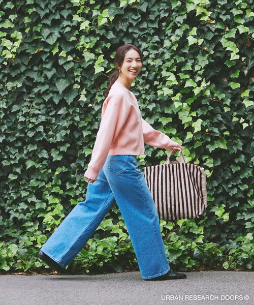 URBAN RESEARCH DOORS（アーバンリサーチドアーズ）の「『UR TECH Renew Knit』VネックZIPカーディガン（カーディガン/ボレロ・レディース・ピンク/ネイビー/グリーン系その他/オフホワイト・FREE）」の17枚目の写真