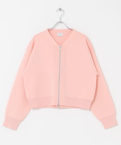 URBAN RESEARCH DOORS（アーバンリサーチドアーズ）の「『仁村紗和さん着用』『UR TECH Renew Knit』VネックZIPカーディガン（カーディガン/ボレロ・レディース・ピンク/ネイビー/グリーン系その他/オフホワイト・FREE）」の20枚目の写真