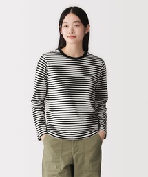 無印良品（ムジルシリョウヒン）の「婦人　天竺編みクルーネック長袖Ｔシャツ（Tシャツ/カットソー）」
