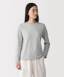 無印良品（ムジルシリョウヒン）の「婦人　天竺編みクルーネック長袖Ｔシャツ（Tシャツ/カットソー）」