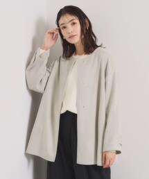 ノーカラーコート（スエード）ファッション通販 - ZOZOTOWN