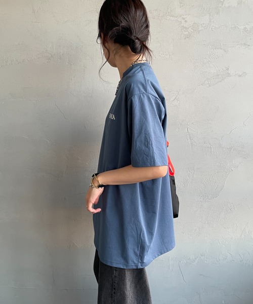 RVCA（ルーカ）の「[RVCA/ルーカ] BACK SIDE OE ARCH SFST バックプリント ショートスリーブＴシャツ（Tシャツ/カットソー・レディース・ブラック/ブルー/ホワイト・M/XL/L）」の5枚目の写真