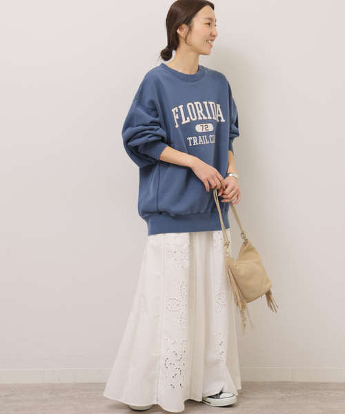 JOURNAL STANDARD relume（ジャーナルスタンダード　レリューム）の「［26SS新作］カットワークエンブロイダリースカート（スカート・レディース・ブラック/アイボリー・FREE）」の12枚目の写真