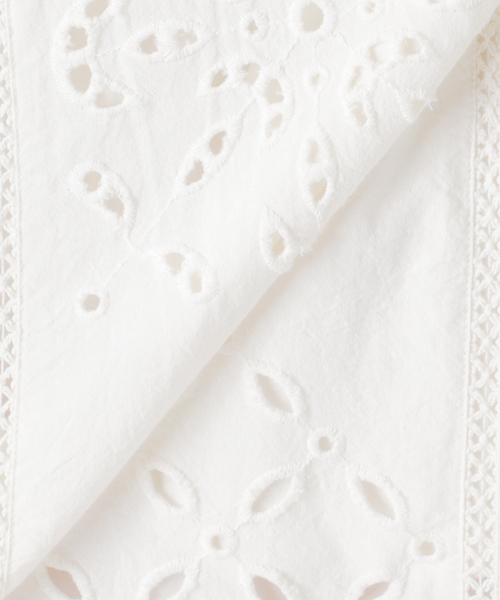 JOURNAL STANDARD relume（ジャーナルスタンダード　レリューム）の「［26SS新作］カットワークエンブロイダリースカート（スカート・レディース・ブラック/アイボリー・FREE）」の3枚目の写真