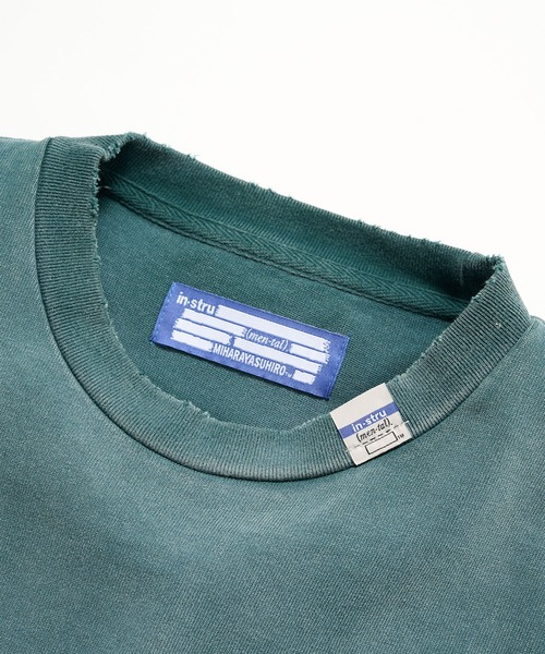 In・stru(men-tal).（インストルメンタル）の「【MIHARAYASUHIRO/ミハラヤスヒロ】DISTRESSED SS T-SHIRTS（Tシャツ/カットソー・メンズ・グリーン/ネイビー/ブラック・48/46/44）」の16枚目の写真