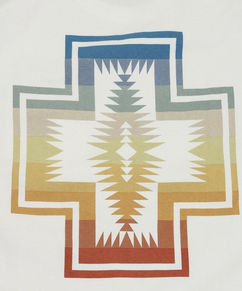 PENDLETON（ペンドルトン）の「【PENDLETON(ペンドルトン)】別注バックプリントTシャツ26SS（Tシャツ/カットソー・メンズ・ブルー/オフホワイト/チャコール/アイボリー/ホワイト・MEDIUM/LARGE）」の7枚目の写真