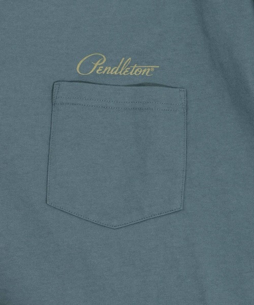 PENDLETON（ペンドルトン）の「【PENDLETON(ペンドルトン)】別注バックプリントTシャツ26SS（Tシャツ/カットソー・メンズ・ブルー/オフホワイト/チャコール/アイボリー/ホワイト・MEDIUM/LARGE）」の22枚目の写真