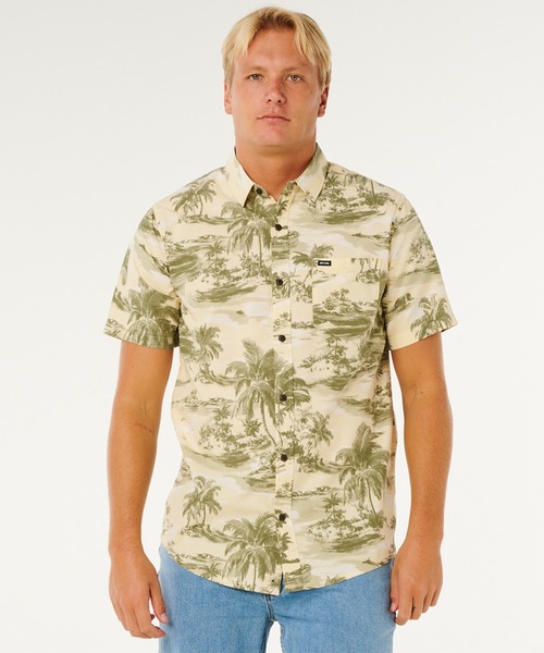 rip curl（リップカール）の「RIP CURL/リップカール 半袖シャツ 06KMSH（シャツ/ブラウス・メンズ・ブラック系/ネイビー系/ホワイト系・M/S/L）」の4枚目の写真