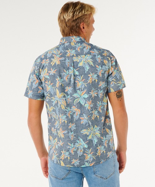 rip curl（リップカール）の「RIP CURL/リップカール 半袖シャツ 06KMSH（シャツ/ブラウス・メンズ・ブラック系/ネイビー系/ホワイト系・M/S/L）」の13枚目の写真