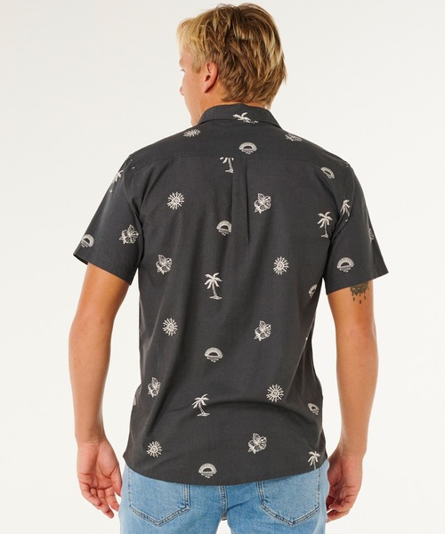 rip curl（リップカール）の「RIP CURL/リップカール 半袖シャツ 06KMSH（シャツ/ブラウス・メンズ・ブラック系/ネイビー系/ホワイト系・M/S/L）」の9枚目の写真