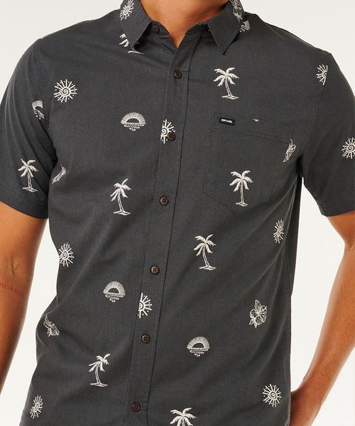 rip curl（リップカール）の「RIP CURL/リップカール 半袖シャツ 06KMSH（シャツ/ブラウス・メンズ・ブラック系/ネイビー系/ホワイト系・M/S/L）」の10枚目の写真
