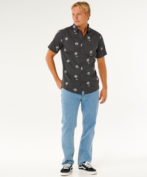 rip curl（リップカール）の「RIP CURL/リップカール 半袖シャツ 06KMSH（シャツ/ブラウス・メンズ・ブラック系/ネイビー系/ホワイト系・M/S/L）」の11枚目の写真