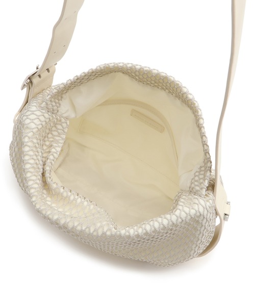 ADAM ET ROPE'（アダムエロペ）の「フォルムメッシュショルダーバッグ（ショルダーバッグ・レディース・ブラック/オフホワイト・FREE）」の14枚目の写真