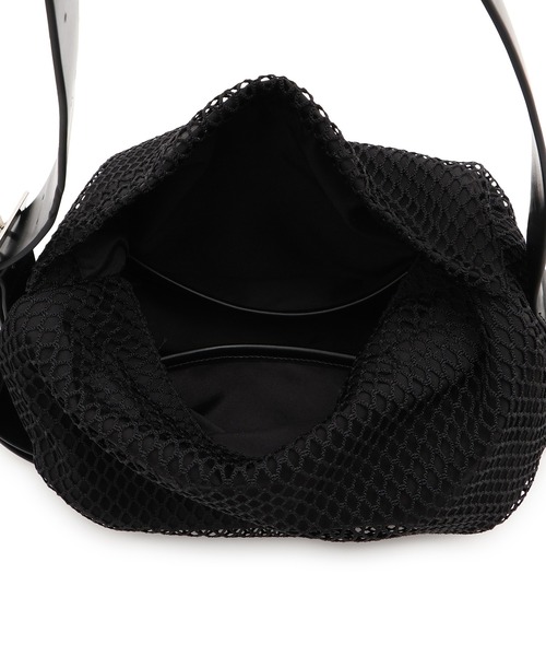 ADAM ET ROPE'（アダムエロペ）の「フォルムメッシュショルダーバッグ（ショルダーバッグ・レディース・ブラック/オフホワイト・FREE）」の18枚目の写真