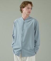 ABAHOUSE | Vネック スキッパーシャツ / バンドカラー(シャツ/ブラウス)