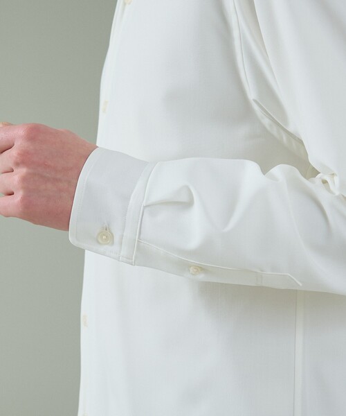 ABAHOUSE（アバハウス）の「Vネック スキッパーシャツ / バンドカラー（シャツ/ブラウス・メンズ・グリーン系その他/ダークネイビー/ブラウン/ホワイト・48/46/44）」の10枚目の写真