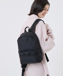 LeSportsac（レスポートサック）の「SM EVERYDAY BACKPACK リサイクルドブラックJP（バックパック/リュック）」