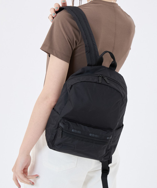 LeSportsac(レスポートサック)の「SM EVERYDAY BACKPACK 【日本限定】リサイクルドブラックJP(バックパック/リュック・レディース・ブラック・FREE)」の2枚目の写真