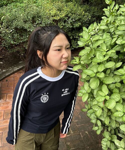 HAVISM（ヘビズム）の「W LLF UNIFORM L/S TEE(NAVY)（Tシャツ/カットソー・レディース・その他・ONE SIZE）」の5枚目の写真