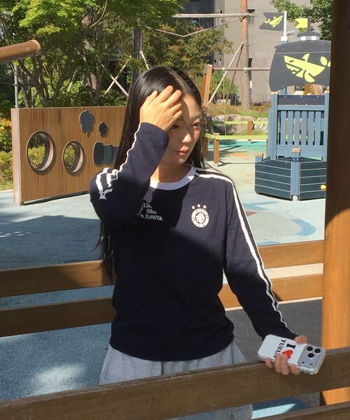 HAVISM（ヘビズム）の「W LLF UNIFORM L/S TEE(NAVY)（Tシャツ/カットソー・レディース・その他・ONE SIZE）」の6枚目の写真