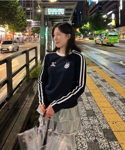 HAVISM（ヘビズム）の「W LLF UNIFORM L/S TEE(NAVY)（Tシャツ/カットソー・レディース・その他・ONE SIZE）」の8枚目の写真
