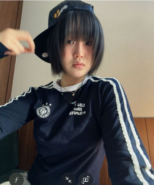 HAVISM（ヘビズム）の「W LLF UNIFORM L/S TEE(NAVY)（Tシャツ/カットソー・レディース・その他・ONE SIZE）」の10枚目の写真