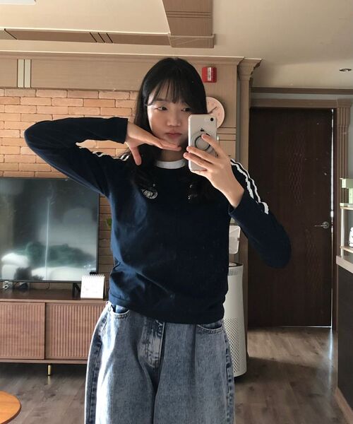 HAVISM（ヘビズム）の「W LLF UNIFORM L/S TEE(NAVY)（Tシャツ/カットソー・レディース・その他・ONE SIZE）」の11枚目の写真