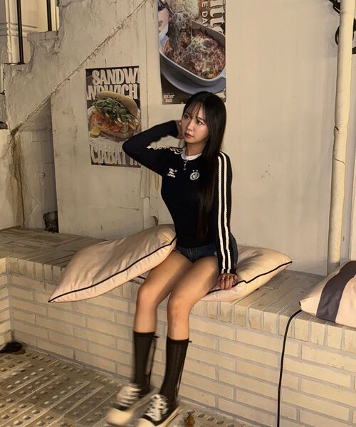 HAVISM（ヘビズム）の「W LLF UNIFORM L/S TEE(NAVY)（Tシャツ/カットソー・レディース・その他・ONE SIZE）」の12枚目の写真