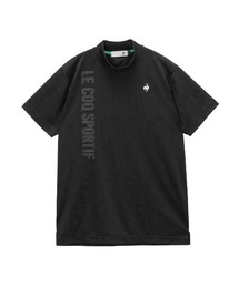 le coq sportif GOLF（ルコックスポルティフゴルフ）の「【le coq sportif GOLF】吸汗速乾/消臭/UV CUT(UPF30)/ストレッチ　チェックジャカード半袖モックネックシャツ　ゴルフウェア（Tシャツ/カットソー）」