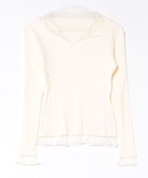 【Jasmine】レイヤード風ニットプルオーバー