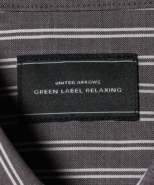 green label relaxing(グリーンレーベルリラクシング)の「ウォッシャブル トロ パターン ジャストルーズ シャツ -ストレッチ-(シャツ/ブラウス・メンズ・ネイビー/ベージュ/ダークブラウン/オフホワイト・S/XL/M/L)」の14枚目の写真