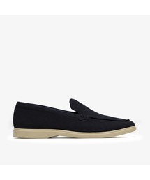 Clarks（クラークス）の「Torford Easy / トーフォードイージー (ネイビースエード)（ローファー）」