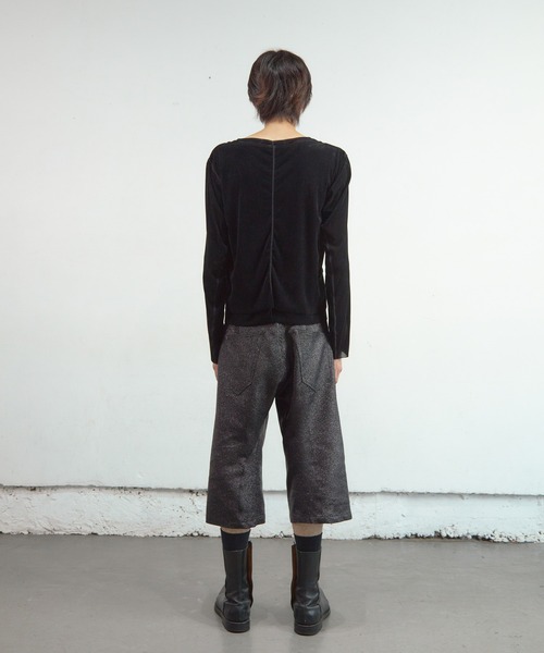 NVRFRGT（ネヴァーフォーゲット）の「DOUBLE LAYERED LONG SLEEVE T-SHIRT（Tシャツ/カットソー・メンズ・アイボリー/ブラック・1/2/3）」の3枚目の写真