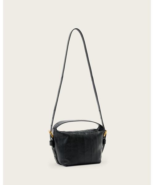 ALLSAINTS（オールセインツ）の「VEGA LEATHER PANEL GRAB BAG | VEGA レザー パネル グラブ バッグ（ショルダーバッグ・レディース・ブラック・ONE SIZE）」の7枚目の写真