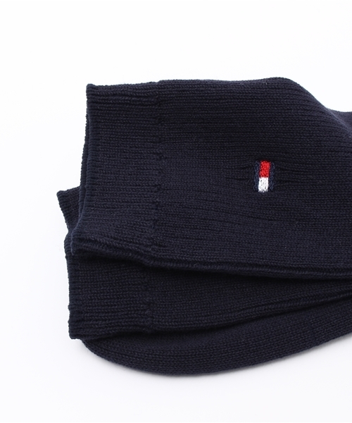 TOMMY HILFIGER(トミーヒルフィガー)の「RIB SOCKS(ソックス/靴下・キッズ・ホワイト/ブラック/ネイビー・18/14/22/16/20)」の4枚目の写真