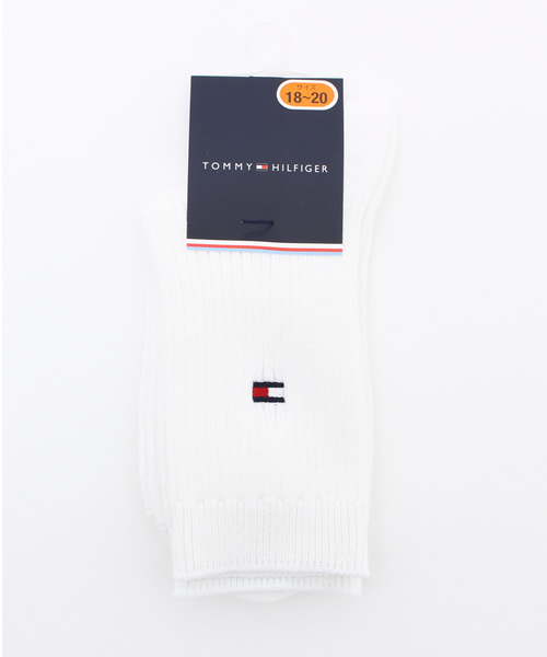 TOMMY HILFIGER(トミーヒルフィガー)の「RIB SOCKS(ソックス/靴下・キッズ・ホワイト/ブラック/ネイビー・18/14/22/16/20)」の8枚目の写真