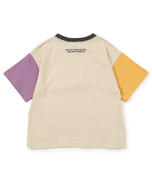 F.O.KIDS（エフオーキッズ）の「【リンク】ロゴアップリケ半袖Tシャツ（Tシャツ/カットソー・キッズ・ミント/チャコール/オフホワイト/レッド/レインボー/ネイビー・130/120/110/100/90/80/160/150/140）」の14枚目の写真
